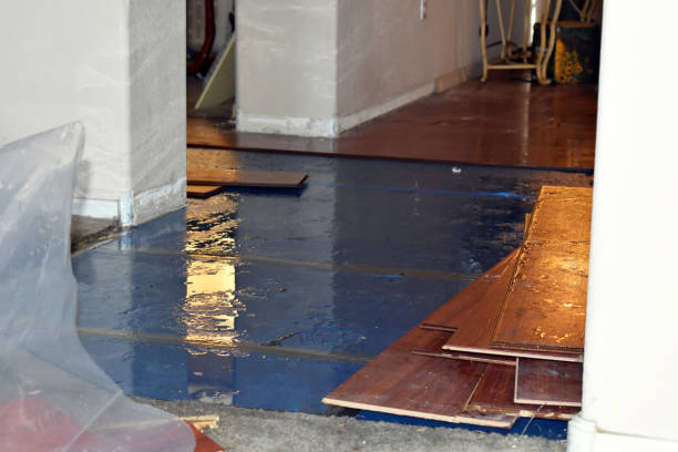 Professional Burst Pipe Cleanup technician working in Chardon, OH